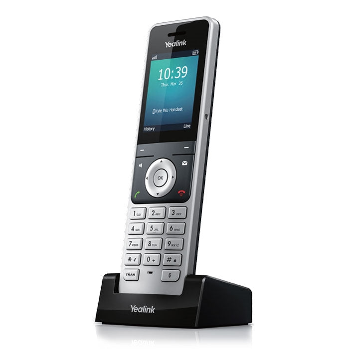Yealink W56H Cordless DECT IP Phone Handset, Wireless, HD Audio Quality, Quick USB Charging, High-end ID design, Microsoft SIP Gateway,Teams Yealink W56H Cordless DECT IP Phone Handset, Wireless, HD Audio Quality, Quick USB Charging, High-end ID design, Microsoft SIP Gateway,Teams